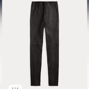 Polo Ralph Lauren leather leggings - Black